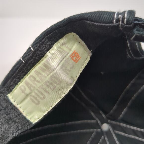 Realtree Strapback Hat Black One Size Embroidered Paramount Outdoors - Picture 10 of 10